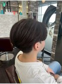 かき上げヘア七三ヘアツーブロックメンズ波巻きスパイラルパーマ