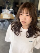 ナンバー(number+)&nbsp;韓国風ヘアガーリーミックスウェーブ巻き