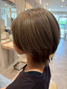 エヌアンドエー せんげん台店(N&A) 光を纏う◎ハイトーン・グレージュ×ボブ/ブリーチ