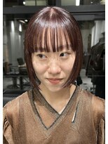 フゾンカウチ(fuzon kauti)&nbsp;ワイドバングボブぱっつんボブタッセルボブ10代20代