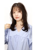 シンプリィ (Hair Make SIMPLY)&nbsp;シースルーバング×外ハネミディ