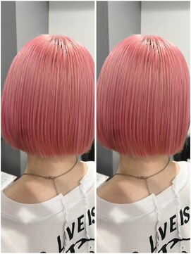 ローリン(Rolling) 【KOBA】 10代/ボブ/ペールピンク/天神大名