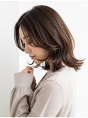 ネオウルフ30代40代50代ミディアムレイヤーくびれヘア髪質改善