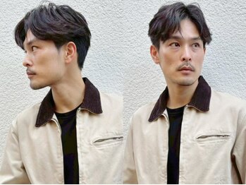 ラナ 新宿(lana)の写真/当日予約OK！お仕事帰りにも！[新宿駅/新宿駅南口/レイヤーカット/韓国ヘア/ブリーチカラー/カラー/Men’s]