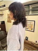 ウルフ　ニュアンスパーマ　スパイラルパーマ