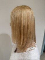 ヘアメイク アース ユーカリが丘店(HAIR & MAKE EARTH)&nbsp;ブロンドミディアムレイヤー