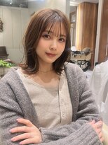 アリエッタ ギンザツー(ARIETTA GINZA2)&nbsp;ミディアム/レイヤーカット/透明感/ミルクティーブラウン