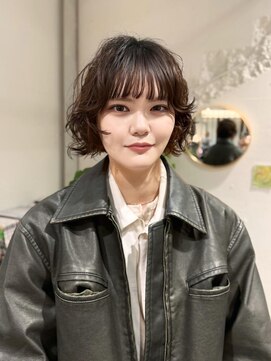 クリアーオブヘアー 栄南店(CLEAR of hair) レイヤーボブ×パーマ/RIHO