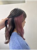 【別府　Rangali】インナーカラー、ピンクラベンダー