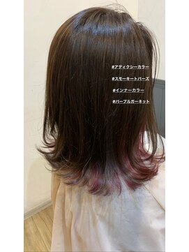 フレイムス 浦和美園駅東口(Frames) 【KEISUKE】　パープルガーネット　×　インナーカラー