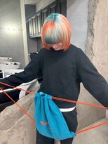 ロテサカエ(Lote.Sakae)&nbsp;着物ヘア/大人ガーリー/ダークアッシュ/似合わせカット/名古屋