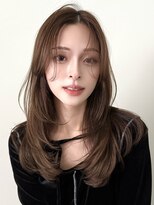 ジルブラン(JIL BLAN) 小顔似合わせ顔まわりカットレイヤーグレージュ20代30代40代
