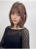 顔まわりレイヤー小顔レイヤー韓国レイヤーくびれレイヤー