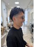 【上村限定ご新規様クーポン、学生さん大歓迎】メンズカット＋パーマ ￥8,800