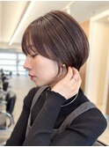 コンパクトショートカット丸みショートくびれショートボブ表参道