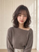 ミュール ミュール(mur-mure) 外ハネミディ×透明感ブラウン