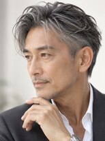 ソレリア(Soleria)&nbsp;【40代50代】白髪を活かす大人の色気ツーブロックショート