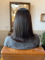 トップヘアー 総社駅南店(TOP HAIR)&nbsp;【レディースヘア/外はねミディアム／透明カラー】