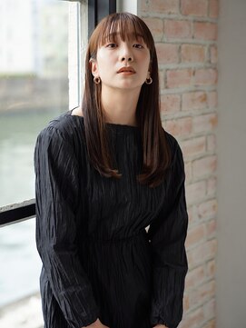 リィベ(Liibe) ワイドバング×インナーカラー