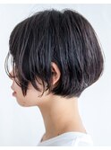 ほんのりアッシュブラウンオフィスヘアサイド 合田恵生