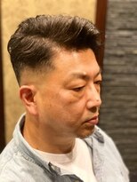 プレミアムバーバー 目黒店(PREMIUM BARBER produce by HIRO GINZA)&nbsp;50代ボリュームパーマ×フェード