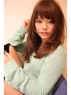 トゥーリ 藤崎店(tuuli) 20代30代40代50代ひし形デジタルパーマエアリーミディ黒髪