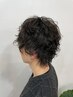 【メンズ限定】カット+パーマ+眉カット　9100→8300円
