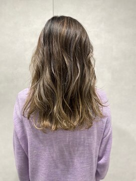 トワイスアップ(TWICE UP) バレイヤージュ/イルミナカラー/ラベンダーベージュ/オンブレ