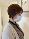 大人ショートボブスタイル×イルミナカラー