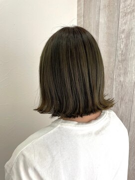 シエル 立川店(CIEL) 【CIEL×久光】カーキベージュ×外はねロブ