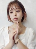 インナーカラーボブ