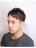 ツーブロックショートスタイル