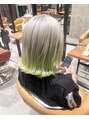 アースコアフュールボーテ 新潟中野山店 (EARTH coiffure beaute) 2ブリーチでできるハイトーン&インナーカラー。