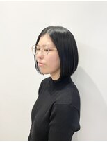 モリオフロムロンドン 松戸店(Morio from London)&nbsp;【松戸 藤原】前下がりボブ黒髪　バンク無し