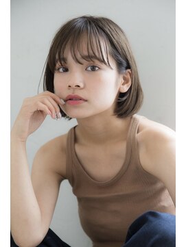 タス(tas) 切りっぱなしシースルーボブ