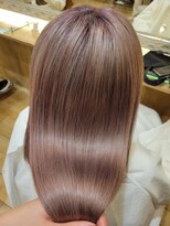 オリーブスバイネオリーブ(Olive's by neolive)&nbsp;斜めバング/グレージュカラー/デザインカラー/髪質改善/新宿