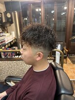 コダマ 大泉学園店(KODAMA)&nbsp;スキンフェード×ツイストスパイラルパーマ ツーブロック