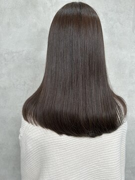 ルノン(LUNON) 暗めグレージュ/髪質改善/髪質補修カラー/ツヤ髪/ブリーチなし