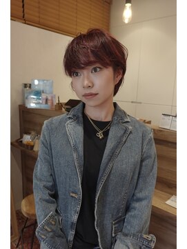 ミューズ バイ ケンジ(MUSE by KENJE) ブリーチなしでレッドチャージ