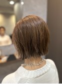 切りっぱなしボブ