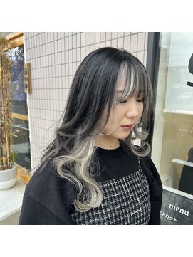グロー 浦安店(glow) ホワイトインナーカラー♪♪