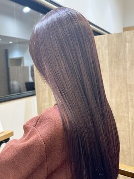 テラスヘア 三条(TERRACEhair) 艶髪ラベンダーピンクカラー