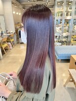 オーガニック リブ 川越(organic+live)&nbsp;縮毛矯正ロング♪コスメストレート髪質改善ココアベージュ