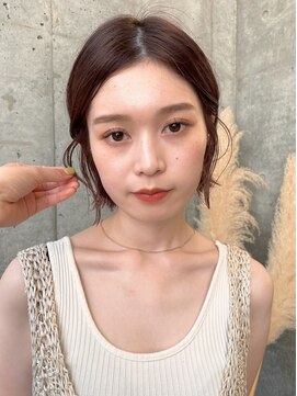 ガーデン 渋谷(GARDEN) モカブラウン美髪外ハネボブイメージチェンジワイドバング