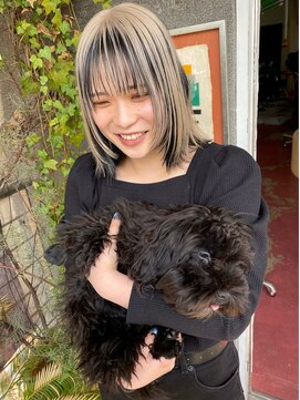 フィン(fin,) fin, ケアブリーチカラー/ハイトーン/ダブルカラー/パーマ/天神