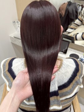 ジーナ サンシャイン通り池袋(Zina) ナチュラルワインレッドカラー【Zina清崎こころ】