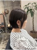 マッシュショートおしゃれ女子ウルフヘア外ハネボブレイヤーボブ