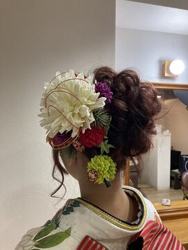 クーヘアー(CUUHAIR) 振袖　ヘアアレンジ