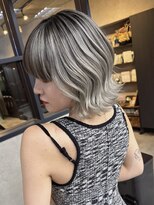 サニー 渋谷(SUNNY) バレイヤージュ、ダブルカラー、レイヤーカット、アッシュカラー