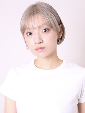 似合わせカット20代30代40代ハイトーン小顔ショートボブ1204